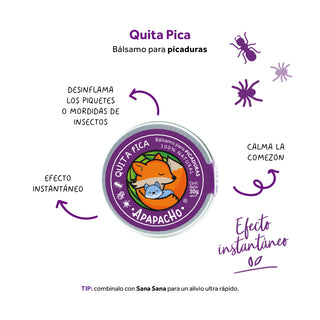 Quita Pica (Bálsamo para piquetes de insectos)